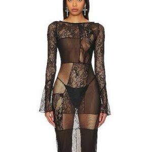 LOBA woman romina lace  maxi dress